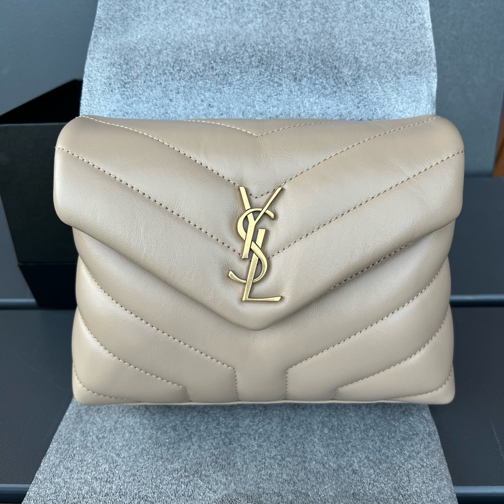 Saint Laurent LouLou Toy Strap in Quilted Leather. Retails for $1990